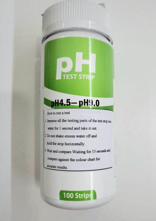 pH Test Strip For Aquarium Use 100 Strips Lazada