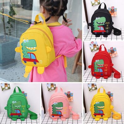 Boys Girls Children Cute Cartoon Dinosaur Kindergarten Schoolbag Anti-lost Backpacks School Bags Toddler Rucksack