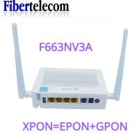 Used Original GPON EPON ONU F663NV3A 1GE+3FE+1TEL+1USB+WiFi English version  router XPON