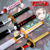 COSER KING Demon Slayer Kimetsu No Yaiba Hashibira Inosuke Kamado Tanjirou Zenitsu kanao Giyuu Kochou Shinobu Rengoku Kyoujurou Kanroji Mitsuri Tokitou Muichirou Iguro Obanai Sanemi Cosplay ยาว 104ซม  DIY