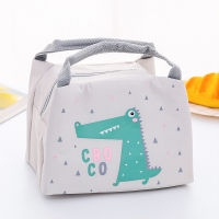 Girl Cartoon Animals Lunch Bag Women Kid Waterproof Portable Zipper Thermal Oxford Cooler Convenient Lunch Box Tote Food BBQ Bag