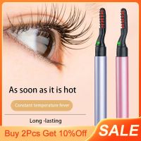 Electric Eyelash Curler Long lasting Curling Perm Heating Eyelash Curling Brush Ironing Eyelash Comb Eyelash Styling Makeup Tool