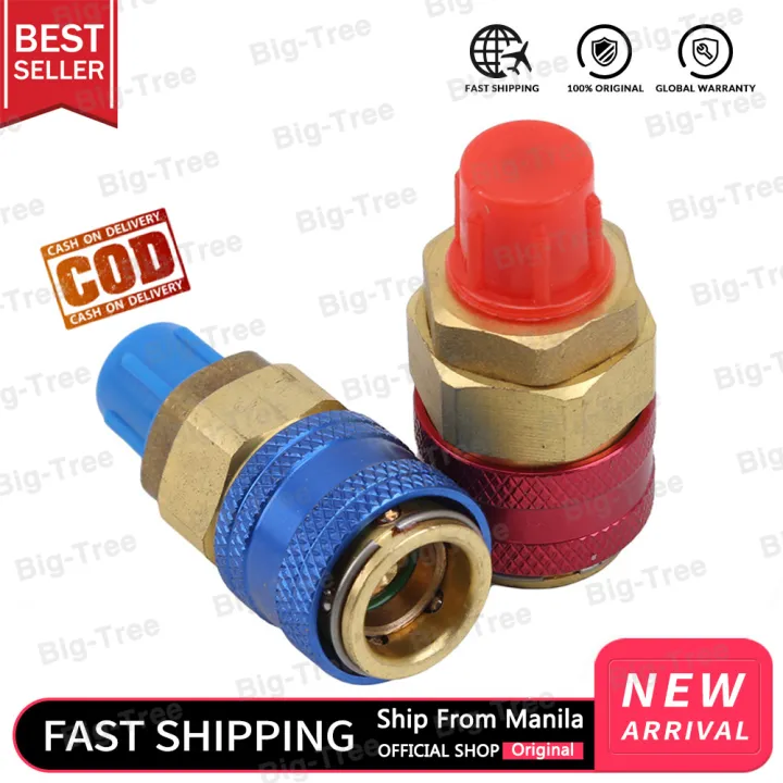 Auto Car Aircon Quick Coupler Connector R134a with 1/4 SAE Lazada PH
