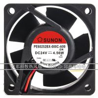 2023 ☆ PE60252BX-000C-A99เดิม SUNON 6025 24V 4.56W 6CM พัดลมทำความเย็นอินเวอร์เตอร์