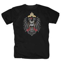 Kaiserreich Deutschland เสื้อยืดแบรนด์เนมสำหรับผู้ชายเสื้อยืด2023คุณภาพสูงแบรนด์เนมผ้าฝ้ายคอกลมพิมพ์ลายแฟชั่น100% ฤดูร้อนใหม่เสื้อคอกลมพิมพ์ลายคอกลมฤดูร้อน