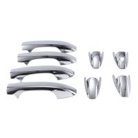 8Pcs Car Door Handle Cover Trim Catch Cap Stickers Exterior Door Handle Cover for Honda CR-V 2007-2011