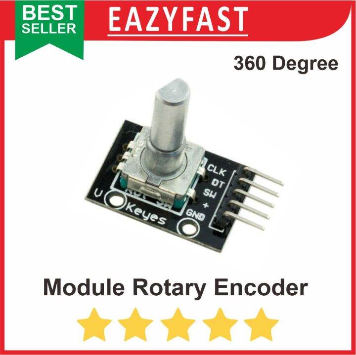 Rotary Encoder Module Modul Arduino Potensio Klik No Limit 360 Derajat ...