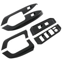 Inner Door Armrest Window Lift Switch Panel Cover Glass Control Cover Sticker for Land Cruiser Lc300 2022 2023