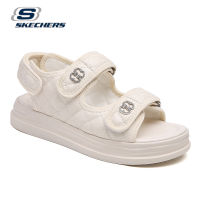 Skechers สเก็ตเชอร์ส รองเท้าแตะผู้หญิง Women Foamies Max Cushioning Aura Walking Sandals - 111126-WHT (พร้อมกล่องรองเท้า)