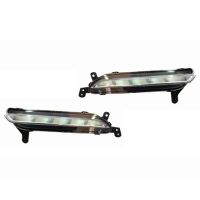 1Pair Car Front DRL Fog Light for SAIC ROEWE MG 360 Auto Driving Lamp Daytime Running Light Bumper Lamp