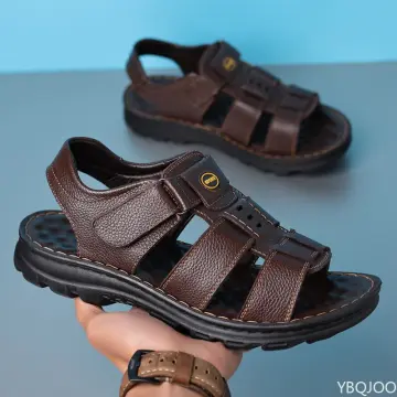 Genuine Leather Summer Men Sandals Male Breathable - Men Genuine Leather  Sandals - Aliexpress