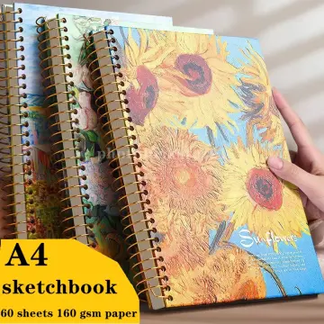 Shop A4 Thick Sketchbook Hard Case Art Sketchbook Graffiti Painting Loose  Leaf Removable Drawing Book with great discounts and prices online - Nov  2023