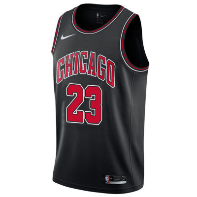 2019 Nba Mens Michael_Jordan_23ชิคาโกบูลส์ Mitchell & Ness คลาสสิก Swingman Jersey-สีดำ