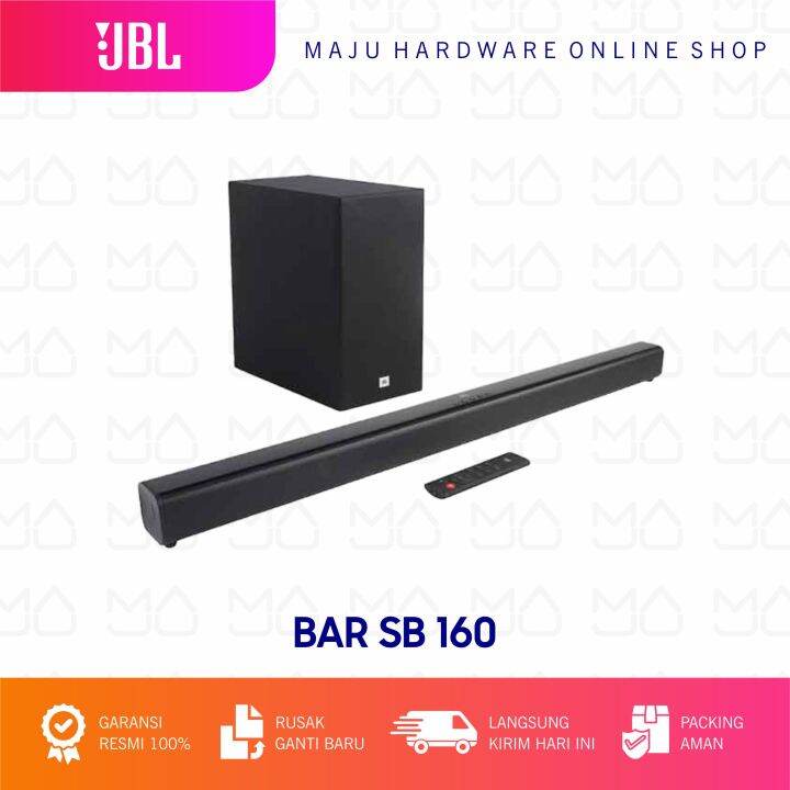 JBL Cinema SB160 2.1 Channel soundbar with wireless subwoofer Lazada