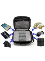 Smell Proof Case Storage Bag with Combination Lock Stash Smell Proof Box Home Travel Carbon Lined Case