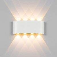 LED Wall Light Outdoor Waterproof Porch Garden Wall Lamp Indoor Bedroom Bedside Decoration Lighting Lamp Aluminum BL03