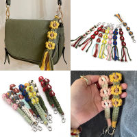 Bag Pendant Boho Keychain Bag Pendant Keychain Jewelry Gift Keychain Lanyard Wristlet Keychain Braided Keychain