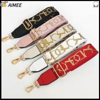 AIMEE ปรับได้ปรับได้ สายคล้องกระเป๋า Crossbody ถอดออกได้ กว้าง3.8ซม. ค่ะ เข็มขัดกระเป๋าถือ อะไหล่สำหรับเปลี่ยน สายรัดผ้าใบ สำหรับผู้หญิง