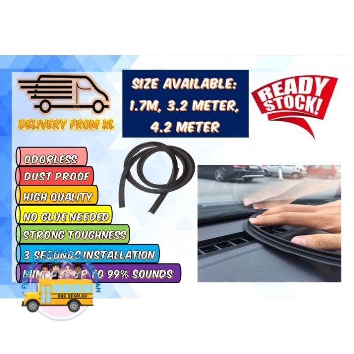 Upgrade Version Car Dashboard Reduce Sound Of Vibration Rubber Seal