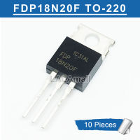 10pcs FDP18N20F TO-220 FDP 18N20F 18N20 TO220 18A/200V N-channel MOSFET Transistor new original