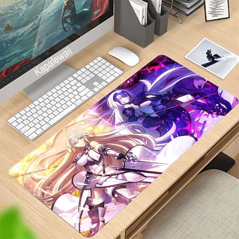 Fate/Grand Order jeanne d'arc Keyboard GAME Mouse Pad Table Mat Gift 70*40CM#G-4 