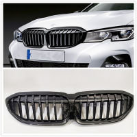 ย่างด้านหน้ากระจังหน้าไตสำหรับ BMW 3 Series G20 G21G28 330i M340i 2019-2022กลอสสีดำ51138072085บนกันชนฮู้ดตาข่าย