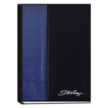 Sterling Clip Binder notebook 6x8.5 inches 9 fillers 16's Plain
