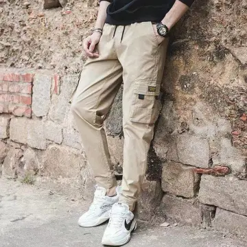 YW Mens 6 Pocket Cargo Pants 4 Colors Pants for Men Lalaki Makapal Tela  Six Pocket  Shopee Philippines
