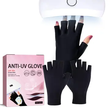 Nail Art Glove UV Protection Glove Anti Black Gloves Protecter