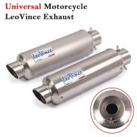 Universal Motorcycle Leovince Exhaust Escape Modified Scooter E-Mark Muffler DB Killer For ATV MT09 NVX155 PCX125 CBR300 GSXR600 Haberdashery