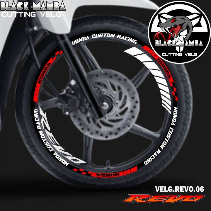 Cod Cutting Sticker Velg Revo Stiker Lis List Variasi Ban Velg