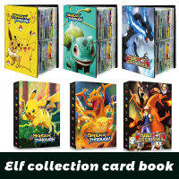 Anime Pokemon Card Collection Book Pikachu Elf Treasure Dream Pocket Monsters Card Bag Bulbasaur Charmander Snorlax Kid Gift