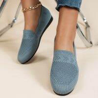 bjh✵  New Mesh Breathable on Low Help Flat Zapatos Mujer