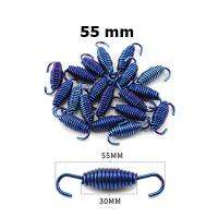 สปริงยึดท่อไอเสียไทเทเนียมสั้นชุบ55mm.