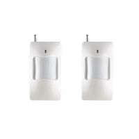 2X External Antenna Wireless PIR Sensor 433MHz EV1527 PIR Motion Sensor Detector for Gsm Pstn Home Security Alarm