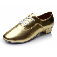 702 EU29-45 Black White Gold Silver PU Salsa Jazz Ballroom Shoes Zapatos De Baile Latin Dance Shoes Boys Man