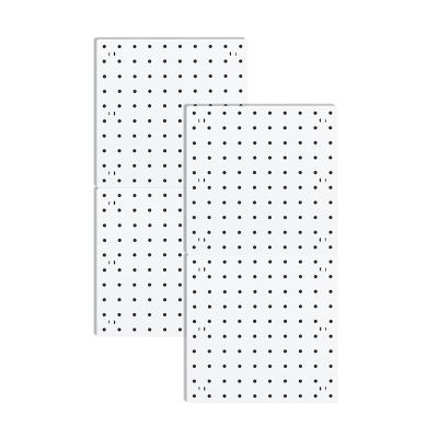 Pegboards, Pegboard Wall Organizer Panels, Peg Boards, for Wall, Craft Room, Kitchen, Garage, Living Room, Bathroom(4Pcs)