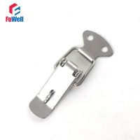 ▩▼❆ 2pcs R106 Stainless Steel Toggle Latch Hasps Silver Tone Spring Loaded for Cases Boxes Chests Lock Toggle Latch