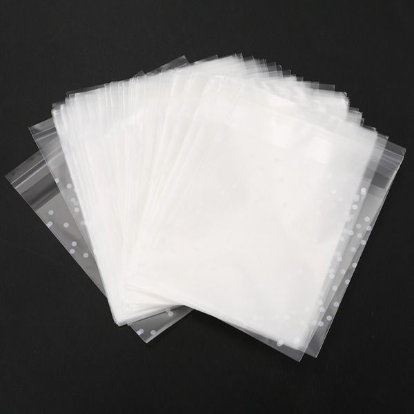 200pcs-frosted-cute-dot-plastic-packaging-candy-biscuit-soap-packaging-bag-cake-packaging-self-adhesive-sample-gift-bag