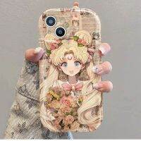 ช่อดอกไม้น้ำรูปพระจันทร์เคสโทรศัพท์สำหรับ Apple 14plus เคสโทรศัพท์สำหรับ IPhone13promax ใหม่12/11xr 8SE นิ่ม/7/6