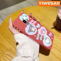 YIWESAN เคสปลอกสำหรับ Samsung S9 Plus เคสลายการ์ตูน Sanrio เคสโทรศัพท์ดีไซน์ใหม่บางเก๋ไก๋สำหรับขอบสี่เหลี่ยมเคสป้องกันแบบนิ่มเคสปลอกซิลิโคนกันกระแทก