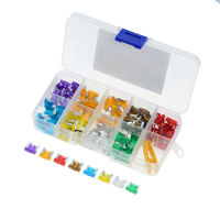 100pcslot Car Truck Micro Blade Fuses 3A 5A 7.5A 10A 15A 20A 25A 30A AMP Plastic Box Assortment with Clip