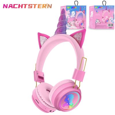 2021 New Unicorn Wireless Headsets Headphone With Microphone Music Stereo Casco For PC Mobile Phone Girl Birthday Gift with Box