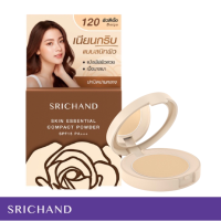 ศรีจันทร์ สกิน สมูท ฟาวน์เดชั่น พาวเดอร์ no.120 เบจ SPF35 PA+++ (4.5กรัม)