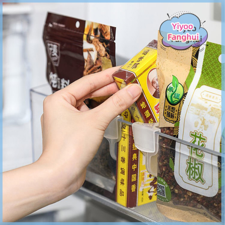 yiyoo-แผ่นกั้นที่จัดเก็บในตู้เย็น-ที่กั้นแยกชั้นวางอุปกรณ์เสริมชั้นขวดติดตู้เย็นสำหรับห้องครัว