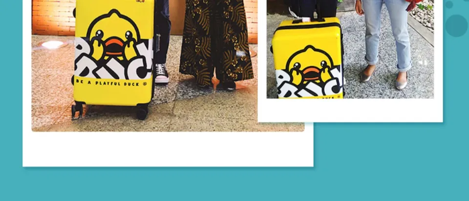 2019 new B.Duck Surprised Little Yellow Duck,Fashionable and lovely  luggage,24inch-aoweila–Official website