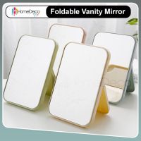 【BEIBEI】 Premium Face Makeup Mirror Desktop Vanity Mirror Large Folding Portable Square Mirrors