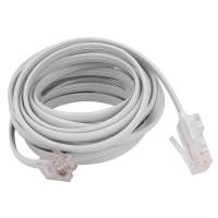 RJ11 6P4C กับ RJ45 8P4C อินเทอร์เน็ตโทรศัพท์แบบแยกส่วนสายพ่วง3เมตร