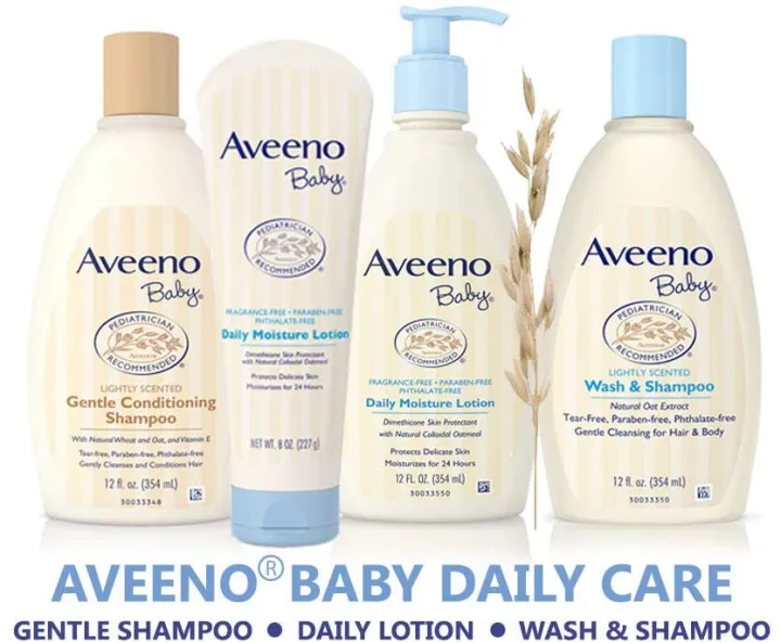 Aveeno Baby Gentle Wash & Shampoo 976/354ml Lazada PH