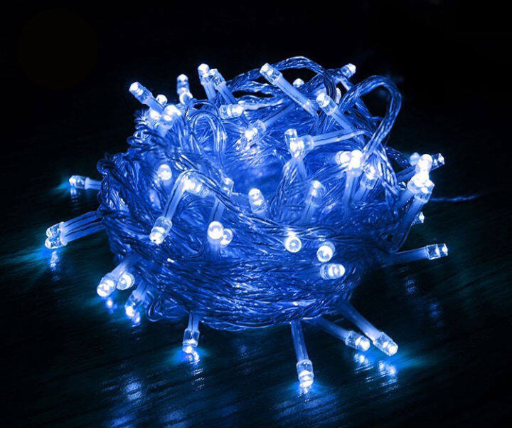 ไฟกระพริบ-ไฟตกแต่ง-100-led-ไฟตกแต่งบ้าน-ไฟประดับสวน-ไฟประดับ-ปรับโหมด-กระพริบได้-ตามต้องการ